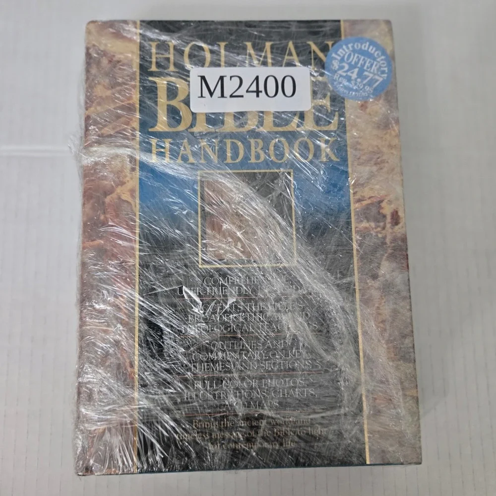 Vintage 1992 Holman Bible Handbook Hardcover Dust Jacket David Dockery USA Made